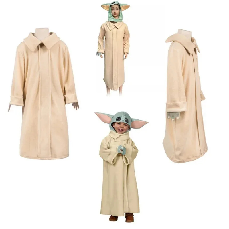 Baby Yoda Clothing - ABC1232025 Kostum Topi Bayi Yoda Cosplay