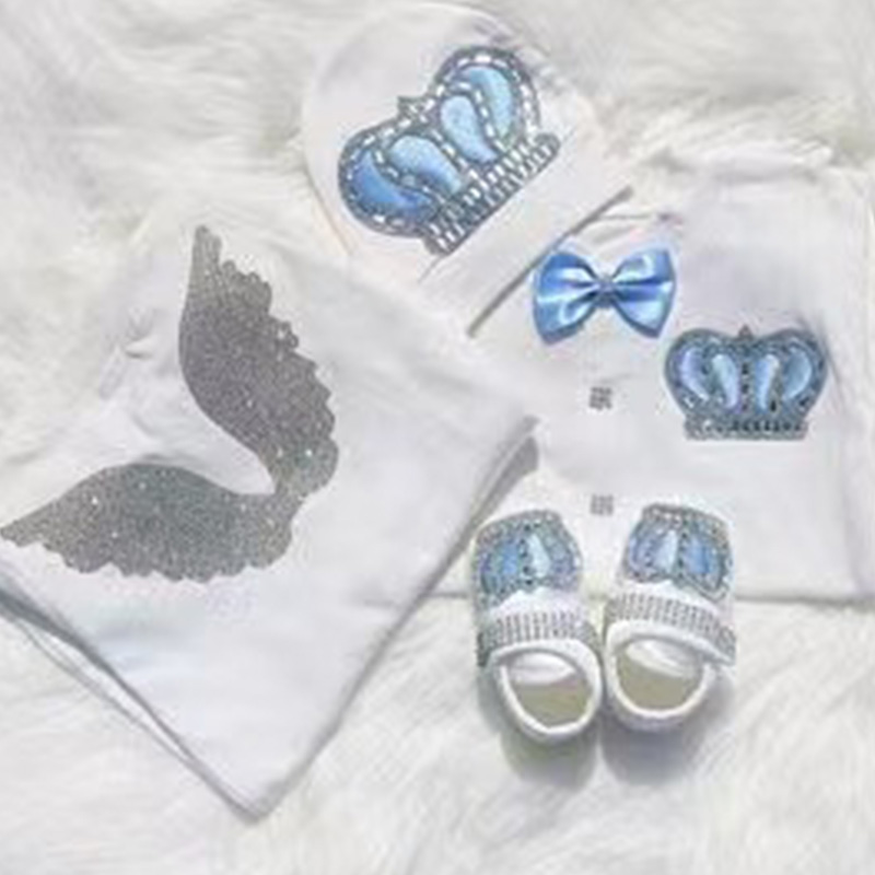 Baby Clothing Name - 4pcs Baju Romper Selamat Datang di