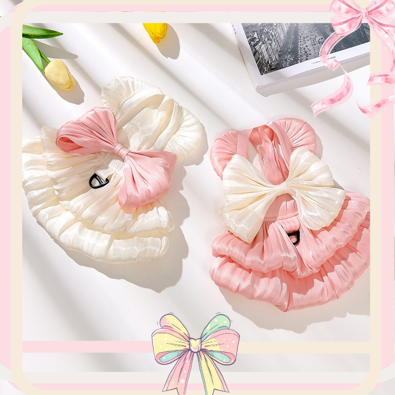 Baby Clothing Yarn - Gaun Putri Kucing Bayi Gaun Putri