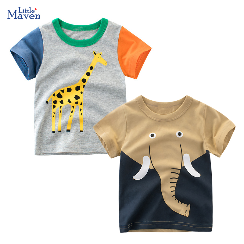 Baby Clothing Elephant - T-shirt bayi laki-laki musim panas baru