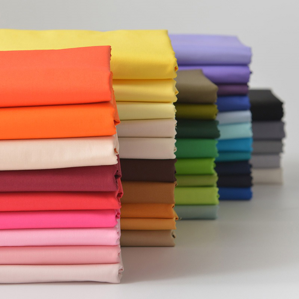 Baby Clothing Neutral - 140X50Cm Kain Katun Poplin Warna Solid