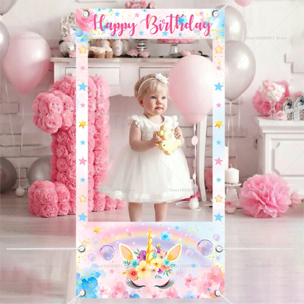 Baby Zebra Clothing - Alat Peraga Bingkai Foto Tema Unicorn
