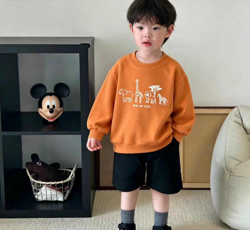 Baby Zebra Clothing - Sweatshirt Kasual Anak Bayi Motif Satwa