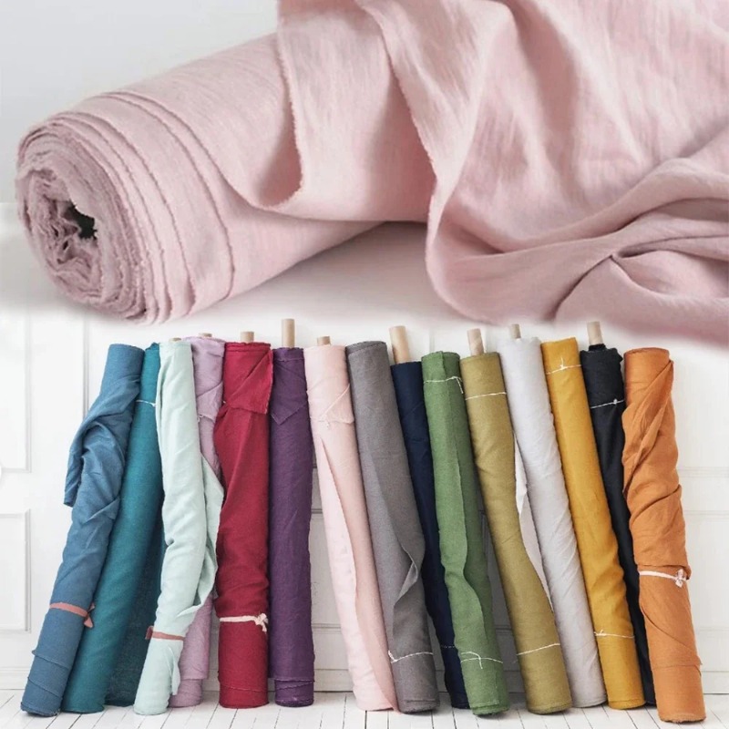Baby Clothing Organic - 280cm * 100cm kain Linen murni