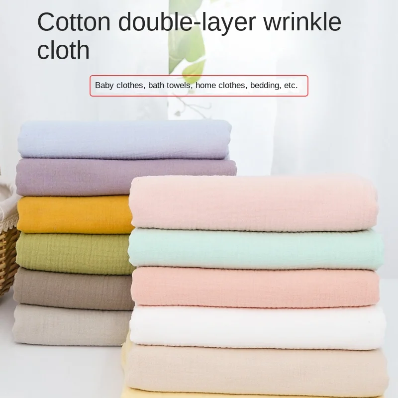 Baby Clothing Organic - 100% Katun Dua Lapis Kain Keriput