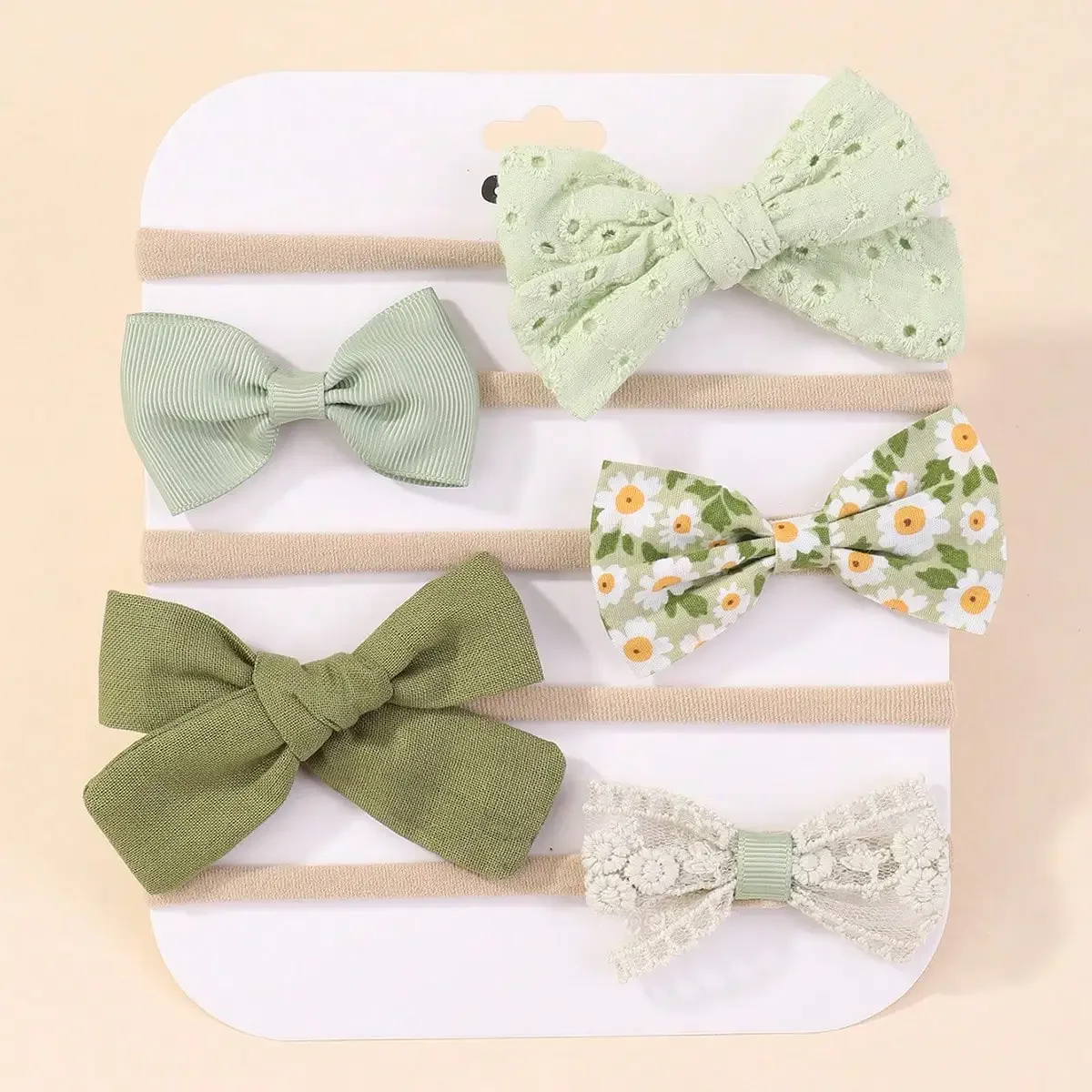 Baby Clothing Gift Set - 5 Buah/Set Ikat Kepala Elastis Bayi