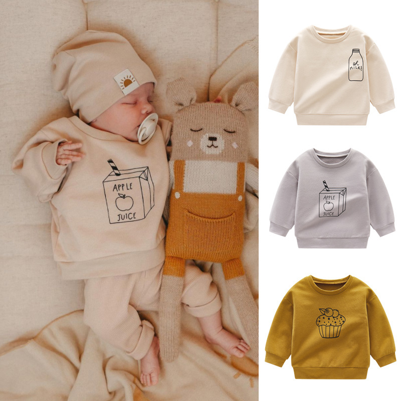Baby Clothing Organic - Baju bayi perempuan lengan panjang, atasan