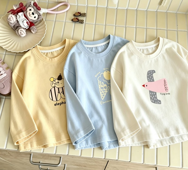 Baby Clothing Elephant - Kaos Lengan Panjang Motif Gajah Kartun
