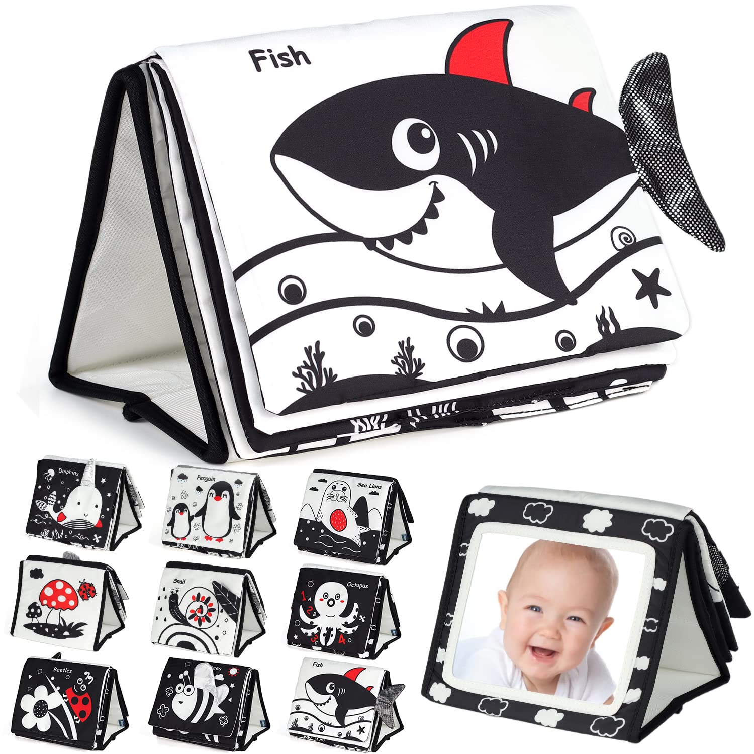 Baby Clothing Gift Set - Kaca waktu perut untuk bayi mainan