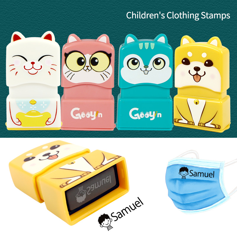 Baby Clothing Name - Stempel Nama Kustom Cat Tinta Pribadi