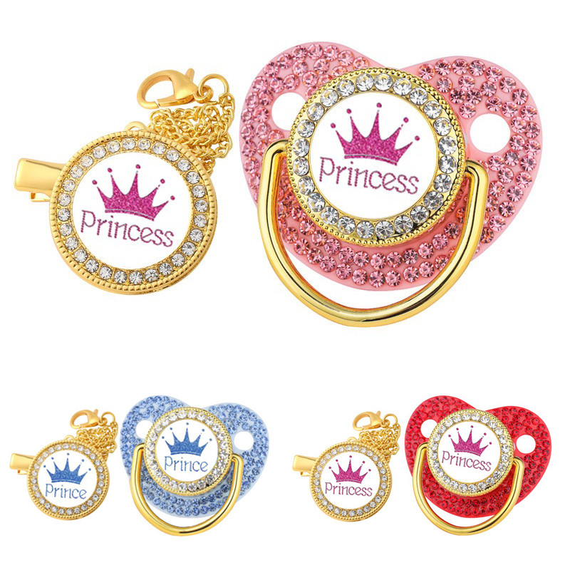 Baby Clothing Gift Set - Mahkota mewah dot klip Set rantai