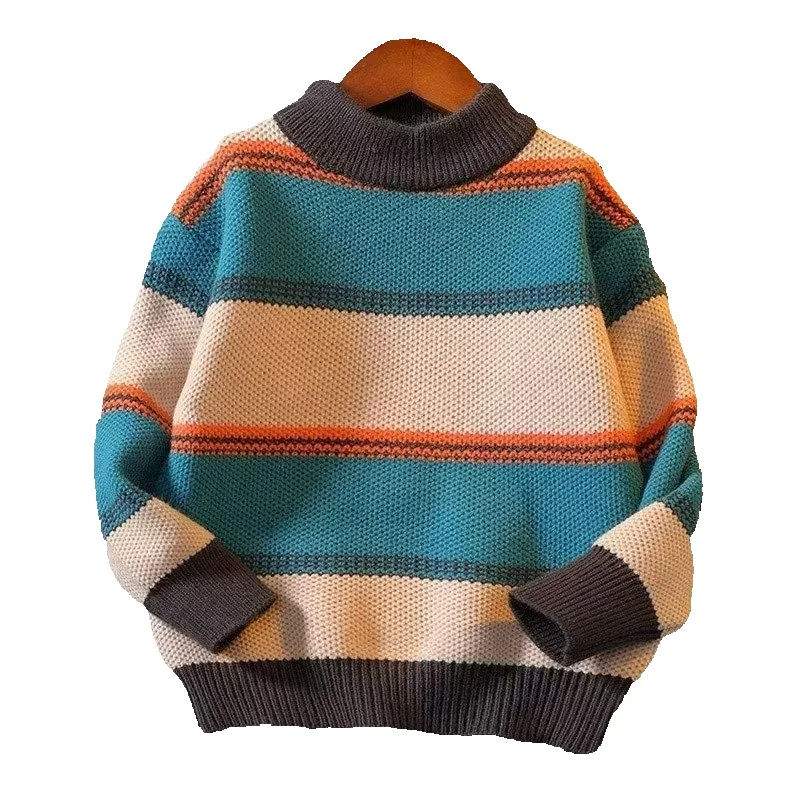 Baby Clothing Jumper - Sweter Rajutan Anak Laki-laki Jumper Garis-garis