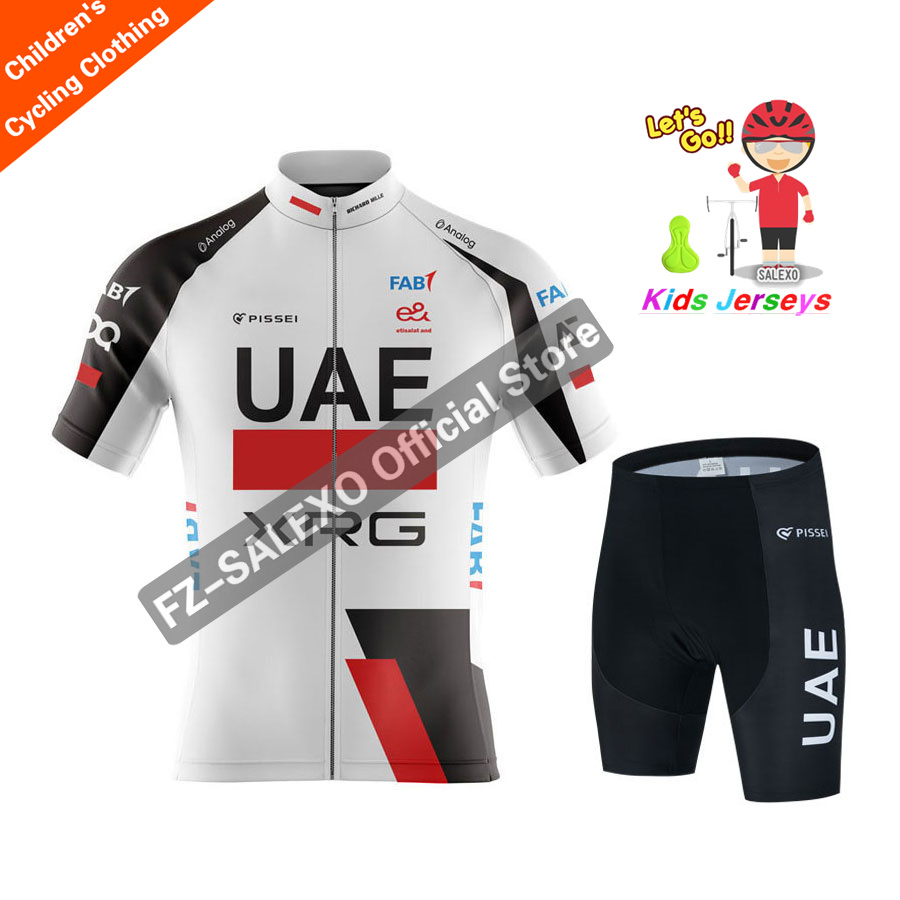 Baby Clothing Uae - Set Jersey Bersepeda Anak-anak Baru 2026