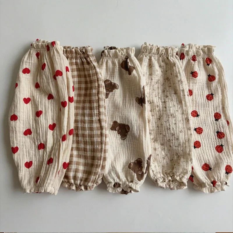 Baby Clothing Organic - Celana Muslin Lembut Pantalon Capri Katun