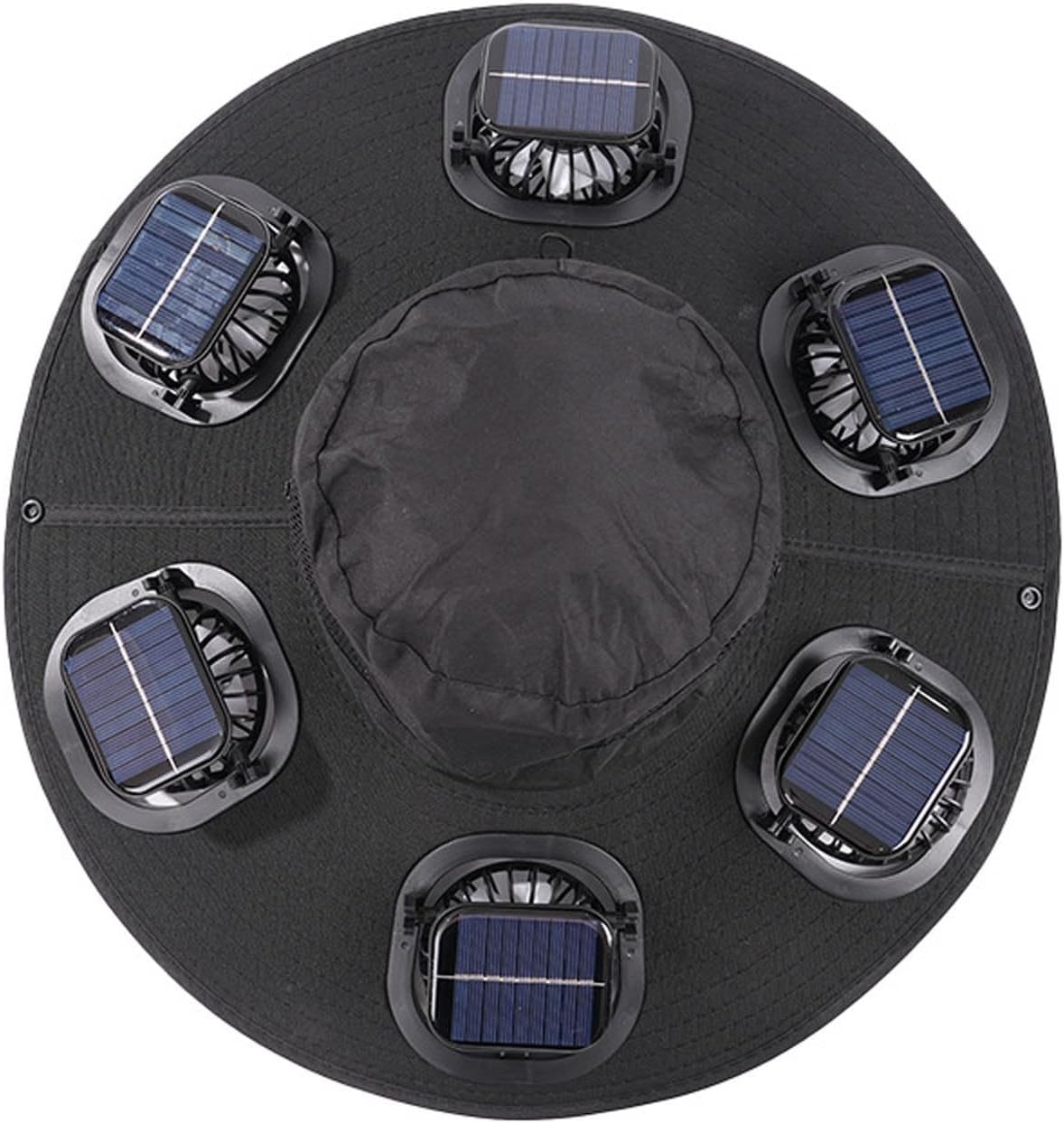 Topi Visor 6 Kipas Pendingin M - Sun Hat Wide Brim ulasan dan harga