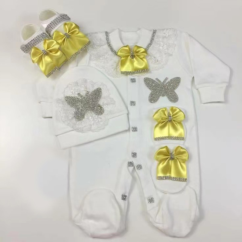 4pcs Baju Romper Selamat Datan - Baby Clothing Name ulasan dan harga