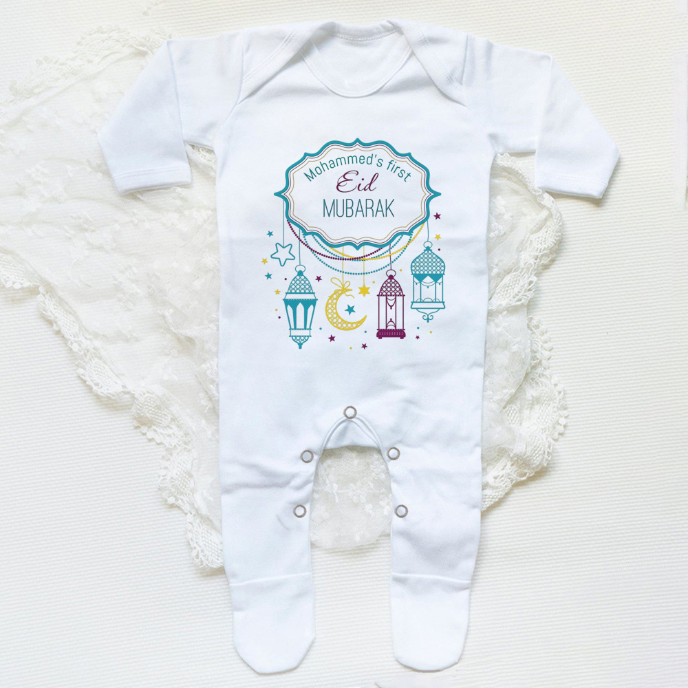 Romper bayi Lebaran personalis - Baby Clothing Name ulasan dan harga