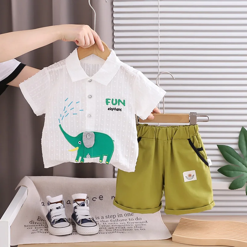 Setelan Pakaian Bayi Laki-laki - Baby Clothing Elephant ulasan dan harga