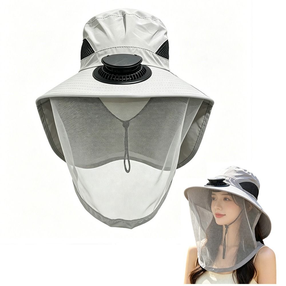 Topi Jaring Nyamuk Lipat denga - Sun Hat Wide Brim ulasan dan harga