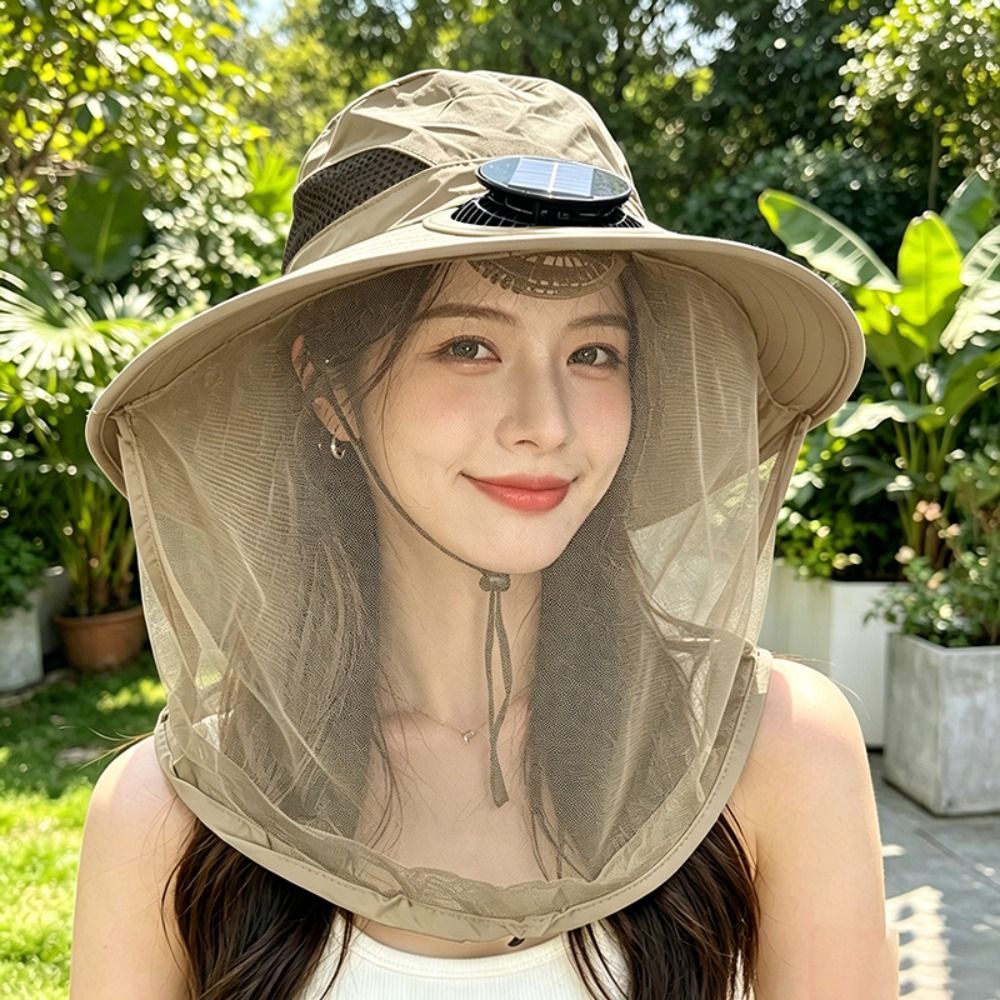 Topi Jaring Nyamuk Lipat denga - Sun Hat Wide Brim ulasan dan harga