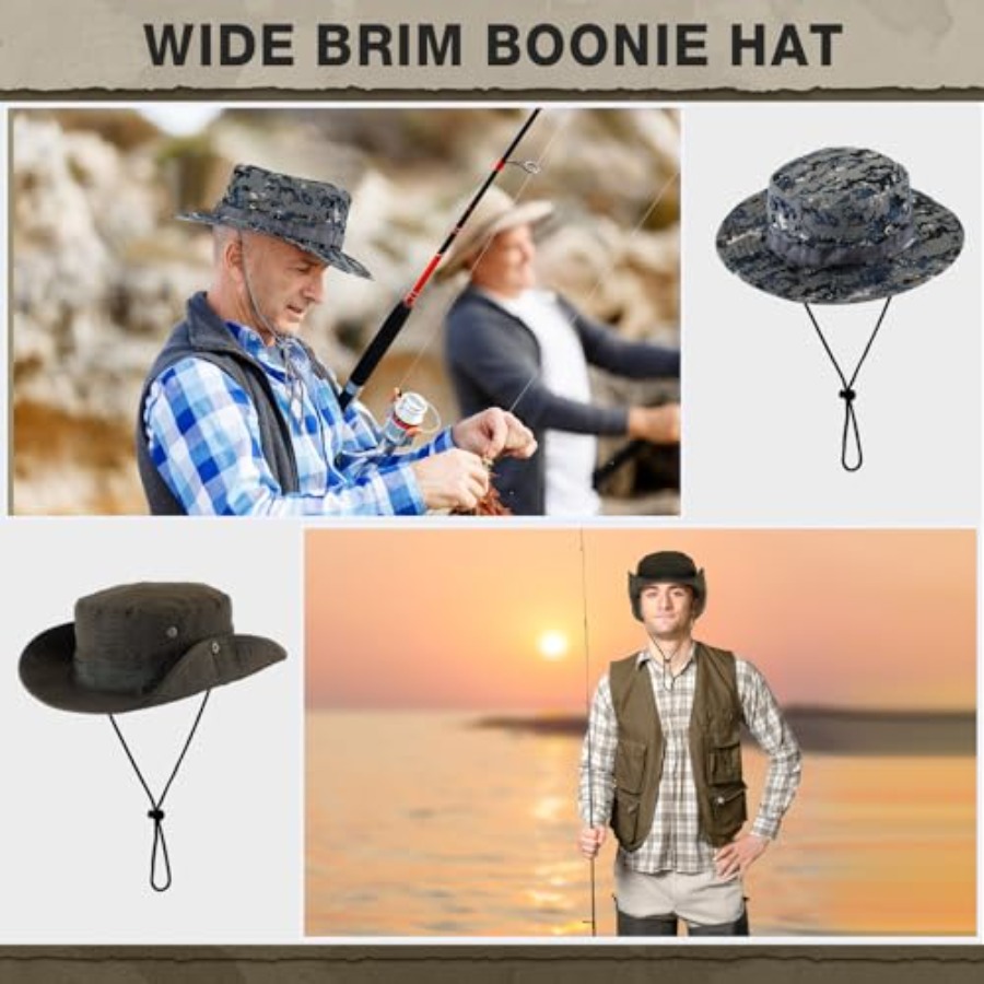 Topi matahari outdoor untuk hi - Sun Hat Wide Brim ulasan dan harga