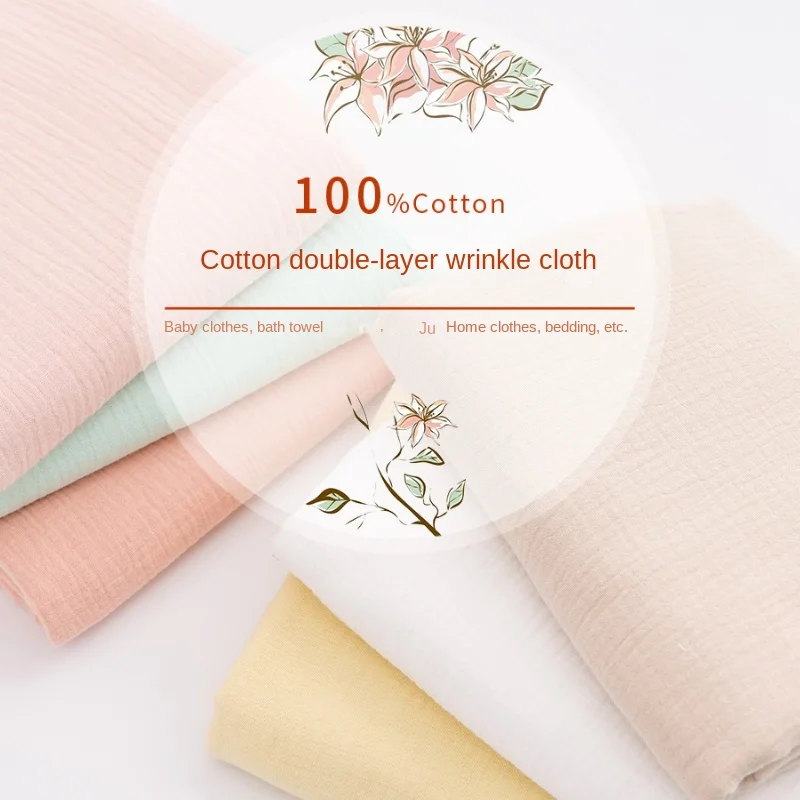 100% Katun Dua Lapis Kain Keri - Baby Clothing Organic ulasan dan harga