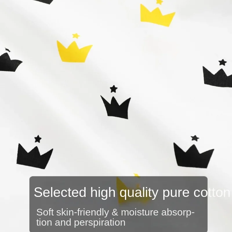 Kain Cetak Katun Murni Seprai  - Baby Clothing Organic ulasan dan harga