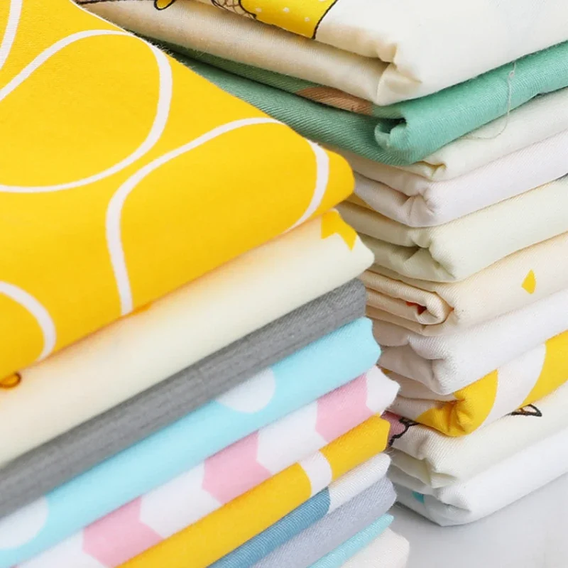 Kain Cetak Katun Murni Seprai  - Baby Clothing Organic ulasan dan harga