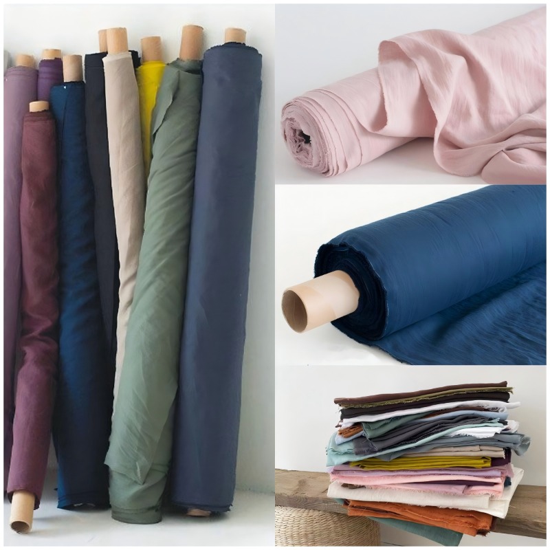 Kain Linen Murni 280Cm X 100Cm - Baby Clothing Organic ulasan dan harga