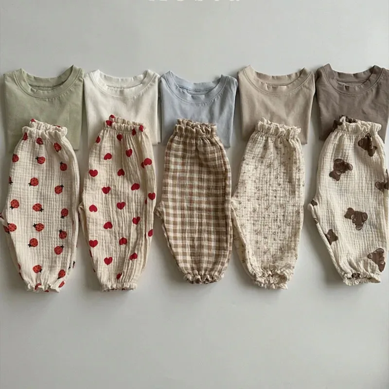 Celana Muslin Lembut Pantalon  - Baby Clothing Organic ulasan dan harga
